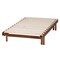 Baxton Studio Bolivia Mid-Century Modern Walnut Brown Wood Expandable Twin to King Bed Frame 245-13449-ZORO - alternate 6